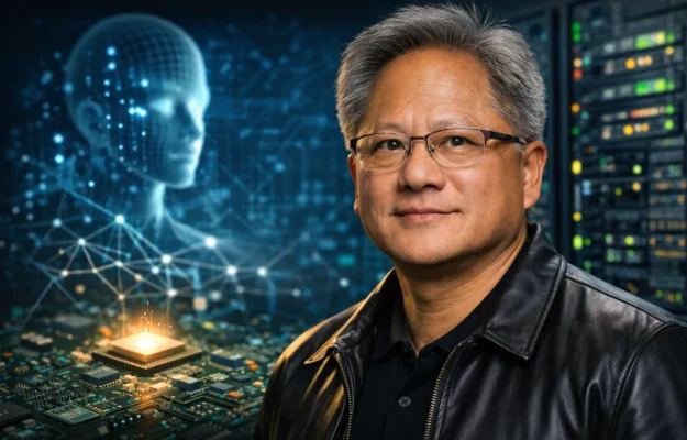 ceo di Nvidia e intelligenza rtificiale