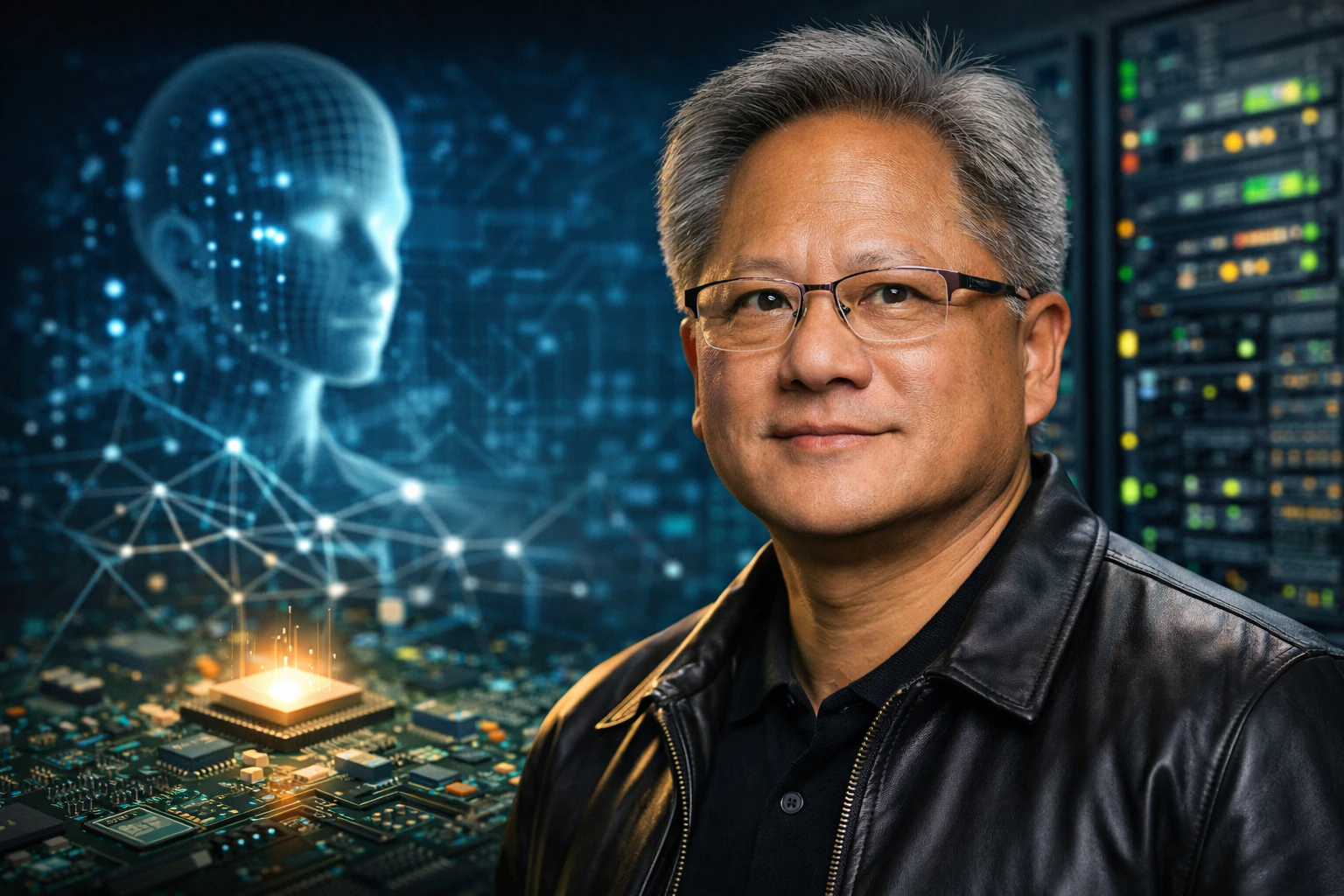 ceo di Nvidia e intelligenza rtificiale